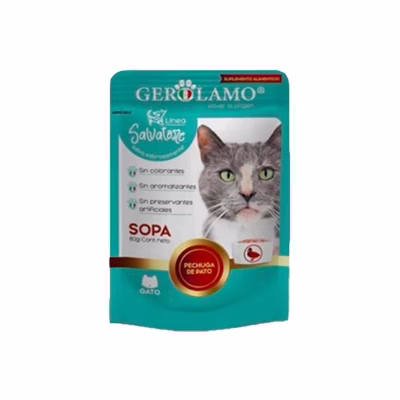 Gerolamo Salvatore Cat Pouch Adult Sopa Pato 80g