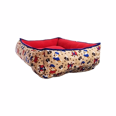 Cama Clásica Large Roja y Beige con Perritos Paw Patrol - Imagen 2