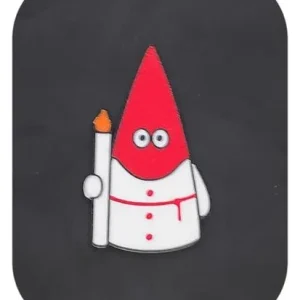 Imán Nazareno Penitente Rojo y Blanco